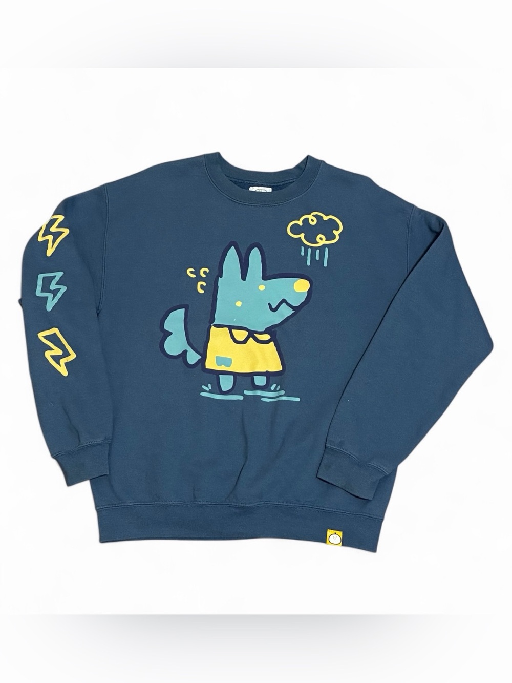 Ohmonah Sweatshirt Medium Pullover Graphic Crewneck Top Frog Rain Kawaii Unisex